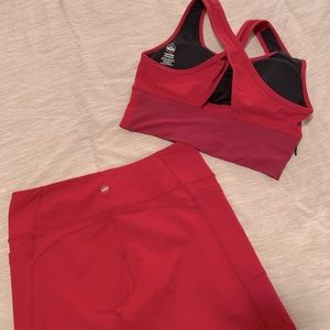Senita athletic bra and leggings. Size M